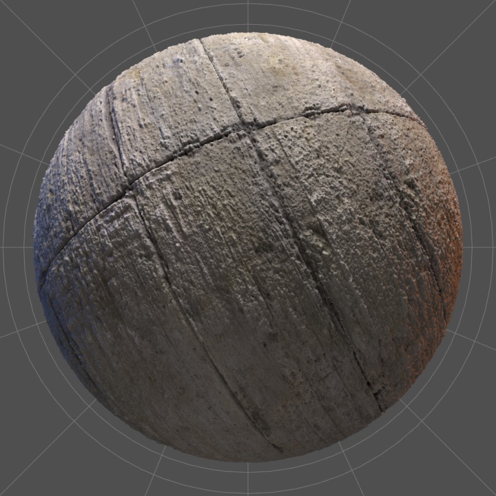 Thumbnail of a worn out seamless concrete texture in 4K.