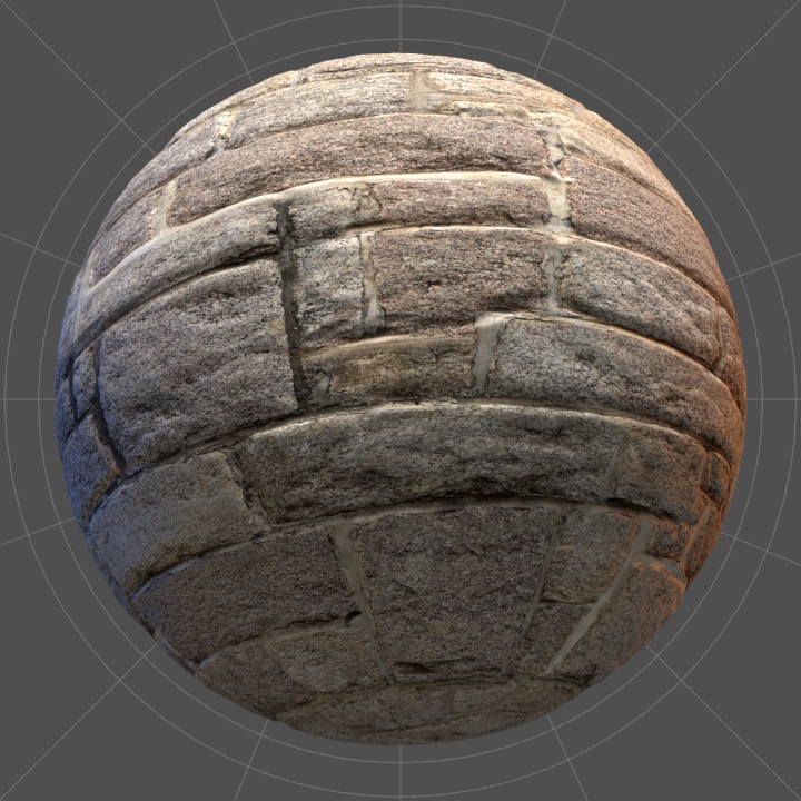 Thumbnail of a histrical wall texture in 4K with high resolution normal map.